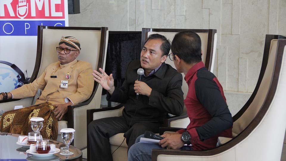 anggota DPRD Jateng Amir Darminto berbicara
