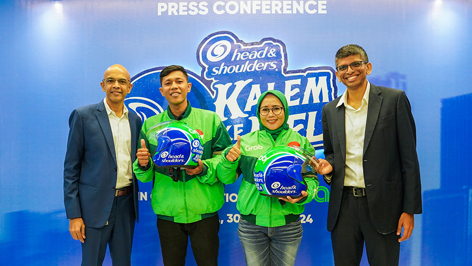 Head & Shoulders Indonesia dan Grab Indonesia Gelar Kampanye "Kalem Pake Helm"